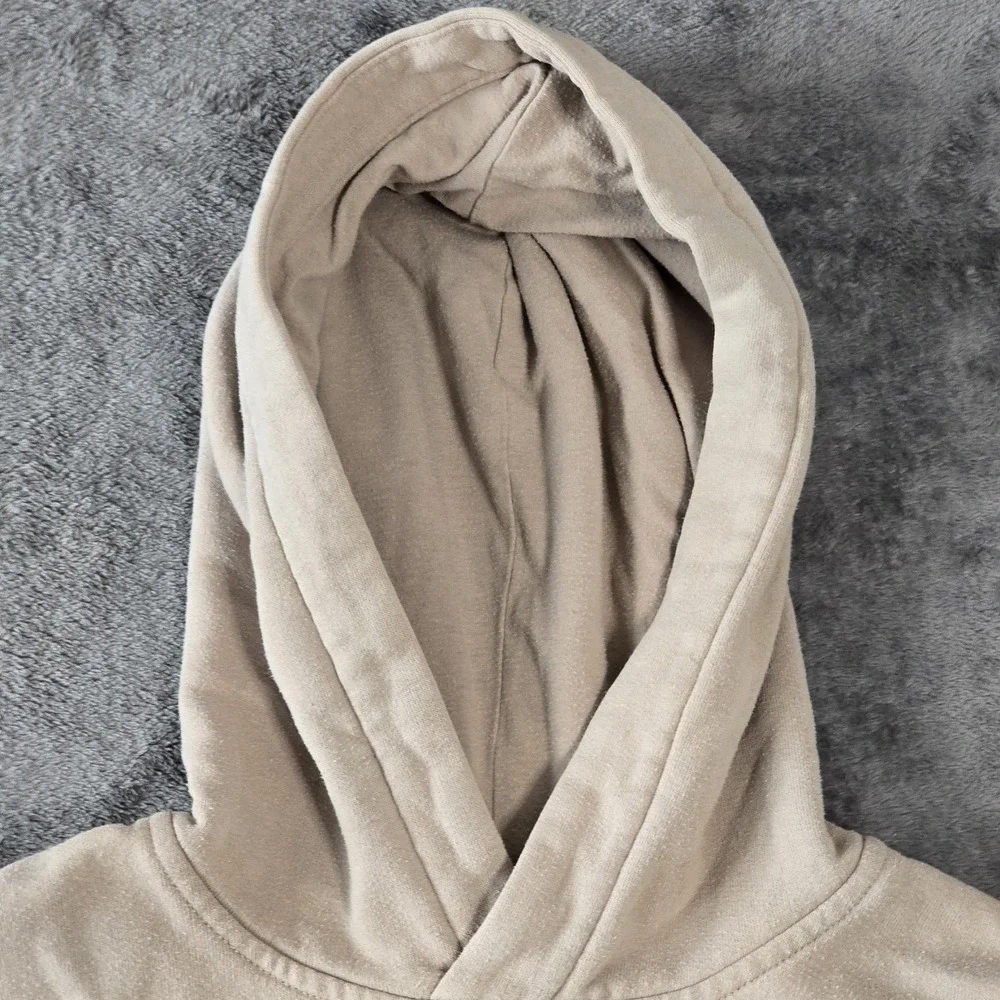 Abercrombie Kids Hoodie Youth 13/14 Beige Pullover Kangaroo Pocket‎